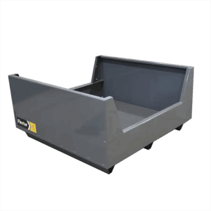 Contenedor de almacenamiento de metal industrial de 42" x 42"