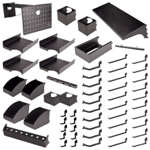 Kit de accesorios para banco de trabajo de 58 piezas