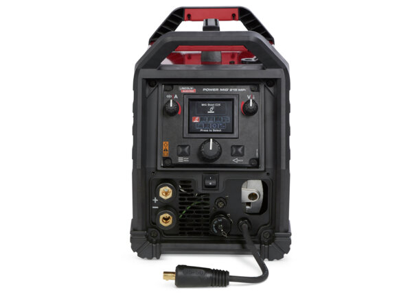 La Power MIG 215 MPi K4876-1 de Lincoln Electric es una soldadora multiproceso portátil (MIG, TIG, Stick, Flux-Cored) con voltaje dual, ideal para talleres, fabricación metálica y mantenimiento industrial.