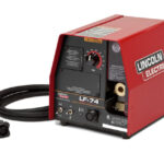 Lincoln Electric LF-74 alimentador de alambre soldadura MIG soldadura con alambre tubular alimentador semiautomático conexiones Latón-Latón equipo de soldadura industrial taller de soldadura fabricación industrial
