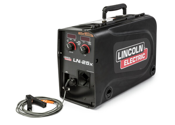 Lincoln Electric LN-25X Alimentador de alambre portátil Tecnología CrossLinc Sistema TVT Alimentador para soldadura MIG y FCAW Alimentador industrial Sistema MaxTrac Soldadura en construcción y tubería Alimentador para industria pesada